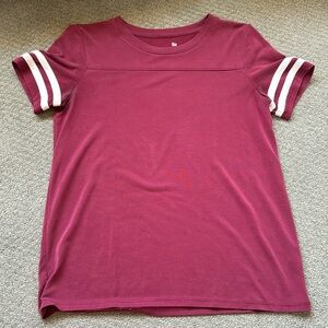 So maroon dress shirt